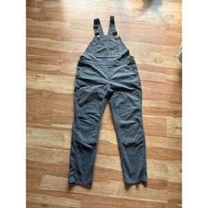 REI Trailsmith Gray Denim Bib Overalls Size 12